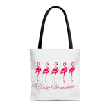 Tipsy Flamingo Tote Bag