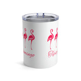 Tipsy Flamingo 10oz Tumbler